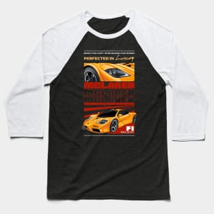 Retro McLaren Car Baseball T-Shirt